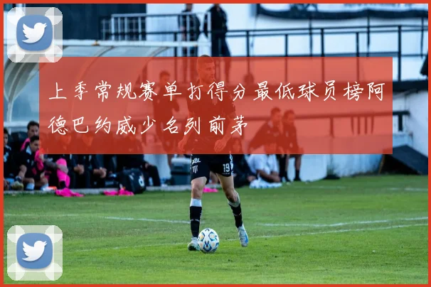 上季常规赛单打得分最低球员榜阿德巴约威少名列前茅